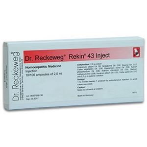 Picture of Dr. Reckeweg R 43 Injection Asthma Injections